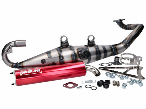 exhaust Yasuni Carrera 10 red for Minarelli horizontal YASUNI MOTOVEIKALS 21