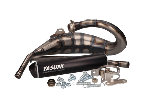 exhaust Yasuni Cross HM MAX black for Aprilia RX, SX, Derbi R, SM, Gilera RCR, SMT = YA233TB YASUNI MOTOVEIKALS 21