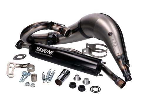 exhaust Yasuni Cross ML MAX black for Rieju 50 MRT, Pro, SM = YA807TB-D57 YASUNI MOTOVEIKALS 21