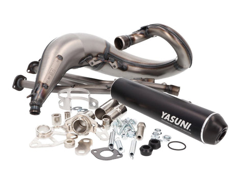exhaust Yasuni Cross ML MAX black for Yamaha DT50, MBK X-Limit, Peugeot, Malaguti, Motorhispania YASUNI MOTOVEIKALS 21