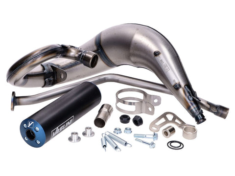 exhaust Yasuni Cross ML MAX PRO blue for Beta RR, Aprilia RX, SX, Derbi Senda, Motorhispania Furia, Rieju 50 MRT, Pro, SM, Yamaha DT 50, Sherco SM Minarelli AM6 YASUNI MOTOVEIKALS 21