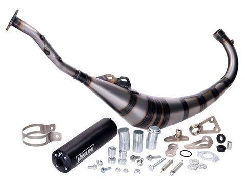 exhaust Yasuni R2 MAX PRO black for Aprilia RS 50, Yamaha MBK TZR 50, Rieju RS2, RS3 Naked, Pro Minarelli AM6 YASUNI MOTOVEIKALS 21