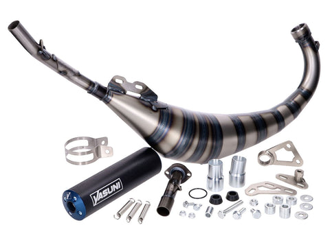 exhaust Yasuni R3 Carrera MAX PRO blue for Aprilia RS50, MBK X-Power, Rieju RS2, Yamaha TZR, Motorhispania DR, Minarelli AM6 YASUNI MOTOVEIKALS 21