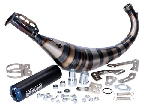 exhaust Yasuni R3 Carrera MAX PRO blue forAprilia RX, Derbi Senda, Beta RR, SM, Rieju MRT, MRX, Motorhispania Furia, D50B0, EBE, EBS YASUNI MOTOVEIKALS 21