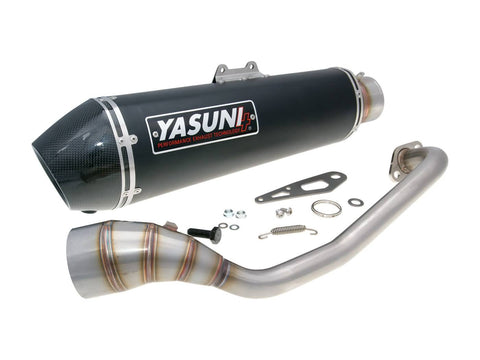 exhaust Yasuni Scooter 4 Black Edition for Yamaha N-Max 125 15-16 YASUNI MOTOVEIKALS 21
