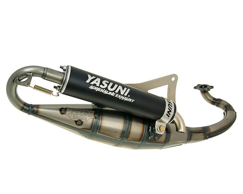 exhaust Yasuni Scooter R black for Peugeot horiz., Derbi YASUNI MOTOVEIKALS 21