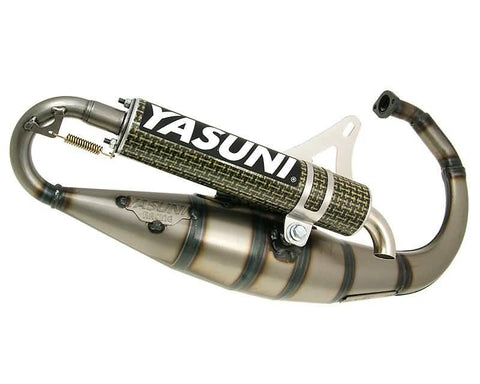 exhaust Yasuni Scooter R yellow carbon for Minarelli vertical YASUNI MOTOVEIKALS 21