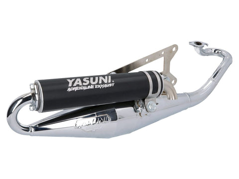 exhaust Yasuni Scooter Z black chromed for CPI, Keeway, China 2-stroke (1E40QMB) YASUNI MOTOVEIKALS 21