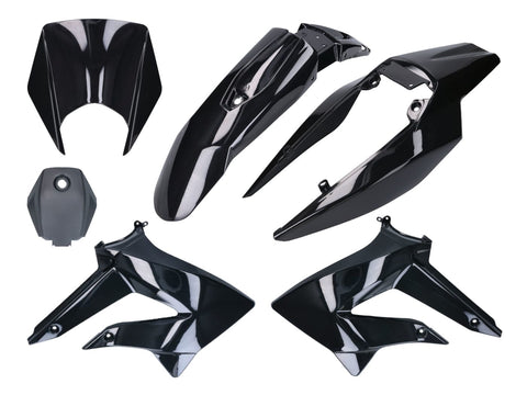 fairing kit complete black for Derbi Senda 2011-, Gilera RCR, SMT 2011- 101 OCTANE MOTOVEIKALS 21