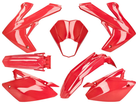 fairing kit complete red for Rieju MRT 50 OEM STANDARD MOTOVEIKALS 21