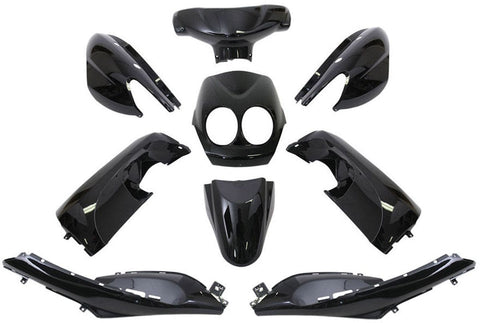 fairing kit EDGE 7-piece black metallic for Yamaha Neos, MBK Ovetto 50cc 2-stroke 2008- EDGE BIKEPARTS MOTOVEIKALS 21