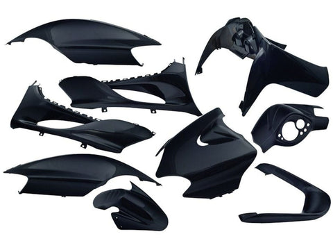 fairing kit EDGE 9-piece black metallic for MBK Mach G, Yamaha Jog R, Jog RR 50cc 2-stroke EDGE BIKEPARTS MOTOVEIKALS 21
