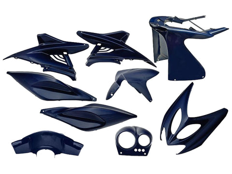 fairing kit EDGE 9-piece blue metallic for Yamaha Aerox, MBK Nitro EDGE BIKEPARTS MOTOVEIKALS 21