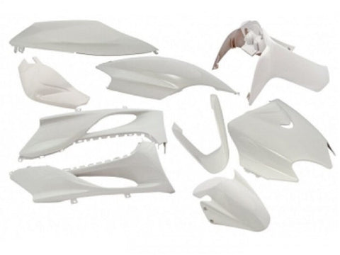 fairing kit EDGE 9-piece white metallic for MBK Mach G, Yamaha Jog R, Jog R EDGE BIKEPARTS MOTOVEIKALS 21