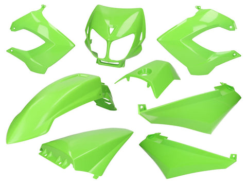fairing kit green for Derbi Senda R, SM X-Treme, SM DRD 101 OCTANE MOTOVEIKALS 21