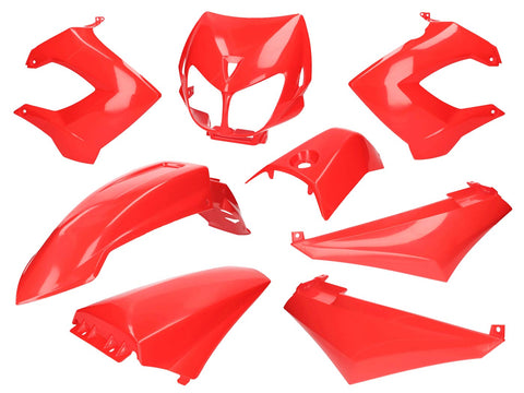 fairing kit red for Derbi Senda R, SM X-Treme, SM DRD 101 OCTANE MOTOVEIKALS 21