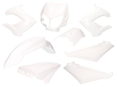 fairing kit white for Derbi Senda R, SM X-Treme, SM DRD 101 OCTANE MOTOVEIKALS 21