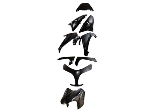 fairing parts kit 9-piece black for Yamaha T-Max 500 2008-2011 TUNR MOTOVEIKALS 21