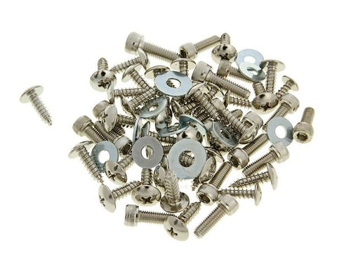 fairing screw set chrome for Yamaha Aerox, MBK Nitro 101 OCTANE MOTOVEIKALS 21