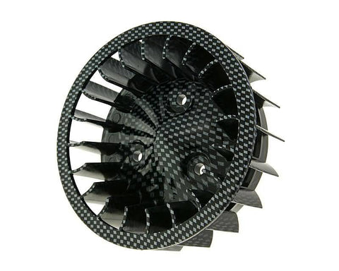 fan wheel carbon optic for Minarelli horizontal, Keeway, CPI, 1E40QMB 101 OCTANE MOTOVEIKALS 21