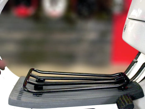 Floor board rack -MOTO NOSTRA- Vespa PX (1984-), T5 - shiny black MOTO NOSTRA MOTOVEIKALS 21