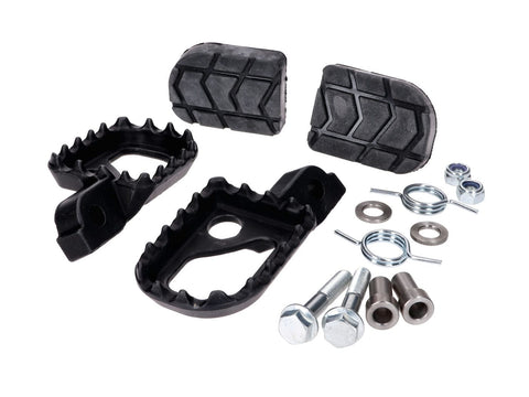Footrest set CNC black 16x24x3mm for Beta RR50 Enduro DIVERSE / IMPORT MOTOVEIKALS 21