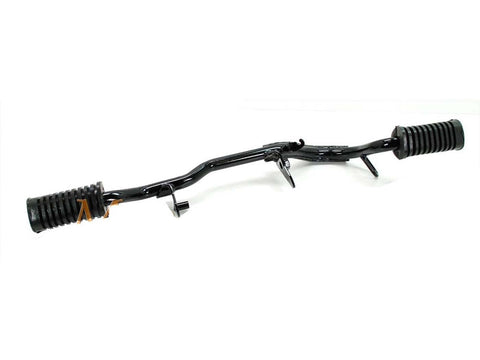 Footrest tube complete with rubbers for Honda MB 50 DIVERSE / IMPORT MOTOVEIKALS 21