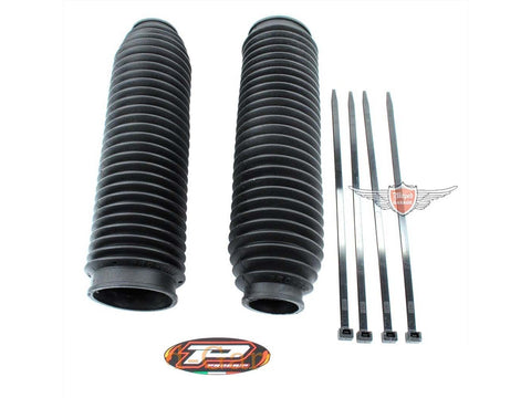 Fork gaiter compression 2 pieces black Ų42/45 mm Ų60 200 350 for moped, moped, mokick, KKR motorcycle DIVERSE / IMPORT MOTOVEIKALS 21