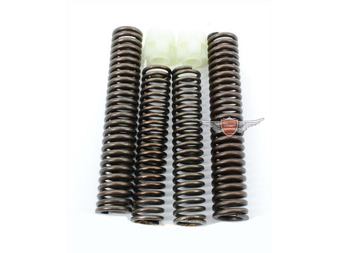 Fork spring set 6 pieces 107mm 22mm 3mm 130mm 23mm 3,5mm for Kreidler Florett RS K54/53, RSH, TM, GT Mokick moped DIVERSE / IMPORT MOTOVEIKALS 21