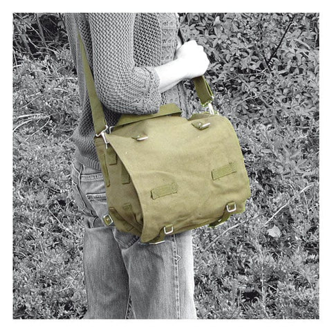 Fosco Canvas shoulder bag ARMY SURPLUS MOTOVEIKALS 21