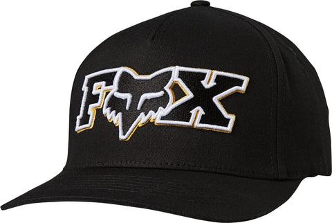 FOX Ellipsoid Flexfit Kappe Black/Yellow S/M FOX MOTOVEIKALS 21