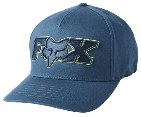 FOX Ellipsoid Flexfit Kappe Dark Blue/Yellow S/M FOX MOTOVEIKALS 21