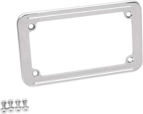 Frame Lic. 4X7" Chr DRAG SPECIALTIES DRAG SPECIALTIES MOTOVEIKALS 21