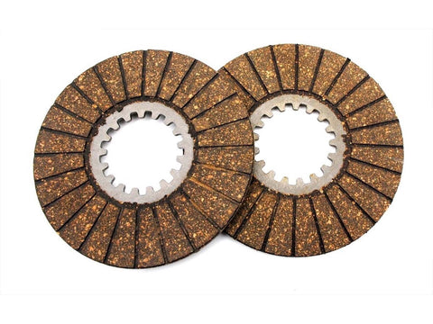Friction plates DR 2 pieces Pad thickness 3.35 to 3.7mm Diameter inside approx. 35.65/30mm outside 94mm for Hercules, Roller 50, MK 50 Super 4, 1, 2, 3M, 4M, Supra Prima G3, MP Hobby Rider HR SB GOEBEL MOTOVEIKALS 21