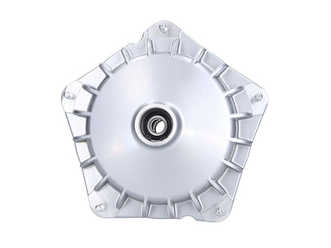 front brake drum GRIMECA NT 10 inch stub d=20mm w/o pattern silver for Vespa PK50-125, ?S, ?SS, ?XL, ?XL2, ?P200E, ?PX80-200, ?Lusso, T5 GRIMECA MOTOVEIKALS 21