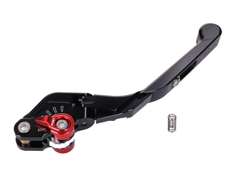 front brake lever Puig 3.0 adjustable, extendable folding - black red PUIG MOTOVEIKALS 21