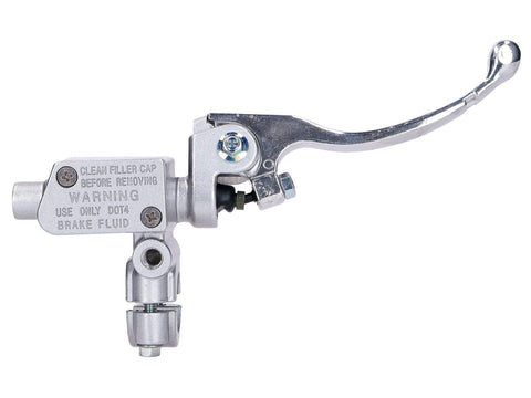 front brake master cylinder / brake pump Naraku silver for Rieju RR 50, SMX 50, MRT 50, RRX, Tango 2000- NARAKU MOTOVEIKALS 21