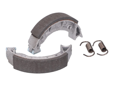 front brake shoe set 90x18mm for drum brake for Piaggio Ciao, Si Mix OEM STANDARD MOTOVEIKALS 21