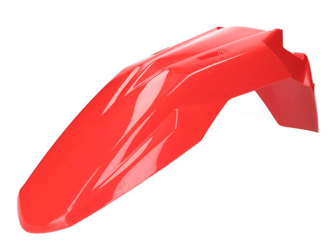 front fender OEM red for Aprilia RX, SX, Derbi Senda, Gilera RCR, SMT 50 Euro4 2018- PIAGGIO MOTOVEIKALS 21