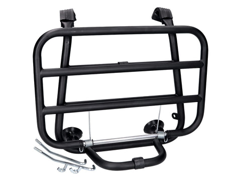front luggage rack folding black for Vespa PX, LML RMS MOTOVEIKALS 21