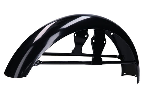 Front mudguard / fender with strut, black primed for Simson S50, S51, S70 101 OCTANE MOTOVEIKALS 21