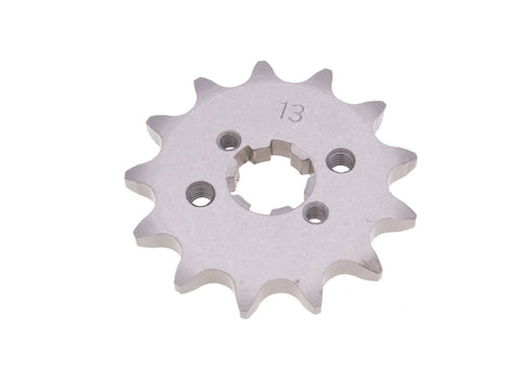 front sprocket 420 - 13 teeth for Derbi Senda GPR, Aprilia RS RX SX, Gilera RCR, SMT (D50B0) = IP38030-13 101 OCTANE MOTOVEIKALS 21