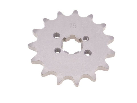 front sprocket 420 - 15 teeth for Derbi Senda GPR, Aprilia RS RX SX, Gilera RCR, SMT (D50B0) = IP38030-15 101 OCTANE MOTOVEIKALS 21