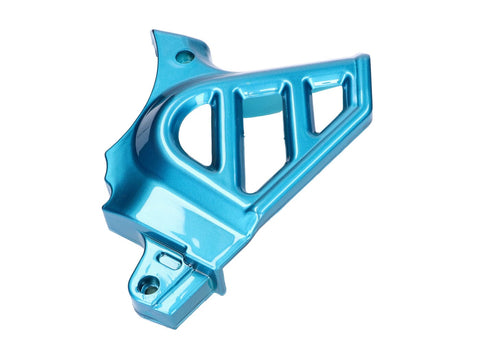 front sprocket cover blue for Minarelli AM, Generic, KSR-Moto, Keeway, Motobi, Ride, 1E40MA, 1E40MB 101 OCTANE MOTOVEIKALS 21