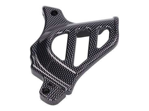 front sprocket cover carbon look for Minarelli AM, Generic, KSR-Moto, Keeway, Motobi, Ride, 1E40MA, 1E40MB 101 OCTANE MOTOVEIKALS 21
