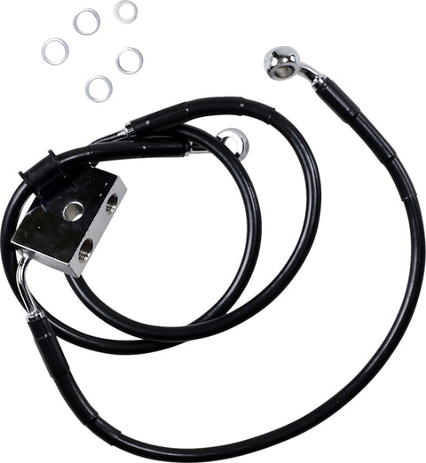Frt Brake Line Xl Bk +10 DRAG SPECIALTIES DRAG SPECIALTIES MOTOVEIKALS 21