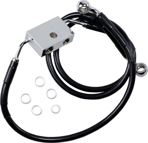 Frt Brake Line Xl Bk +8 DRAG SPECIALTIES DRAG SPECIALTIES MOTOVEIKALS 21