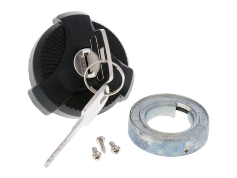 fuel / gas tank lock with two keys for Vespino AL, ALX, XE, Ciao, Mobylette, Peugeot moped VPARTS MOTOVEIKALS 21
