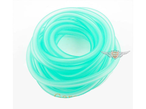 Fuel hose roll 5 meters inner diameter 5mm outer diameter 10mm green transparent for Zündapp, Kreidler, Hercules, Puch DIVERSE / IMPORT MOTOVEIKALS 21