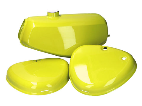 fuel tank and side cover set canola yellow for Simson S50, S51, S70 DIVERSE / IMPORT MOTOVEIKALS 21
